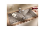Превью картинка Гранитная мойка Blanсo METRA 5 S SILGRANIT PuraDur антрацит с клапаном-автоматом #4