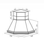 Превью картинка Угловая вытяжка Lex GLORIA White #5