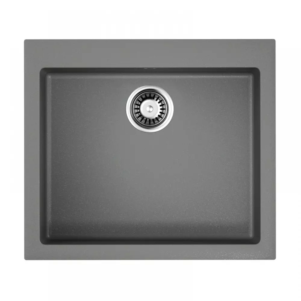 Фото Гранитная мойка Omoikiri Bosen 57-GR Tetogranit/leningrad grey