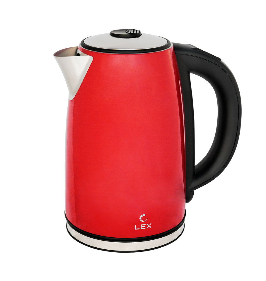 Фото Чайник Lex LX 30021-2, чайник электрический (красный)