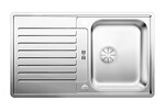 Превью картинка Металлическая мойка Blanсo CLASSIC PRO 45 S-IF нерж.сталь зерк.полировка с клапаном-автоматом InFino #1