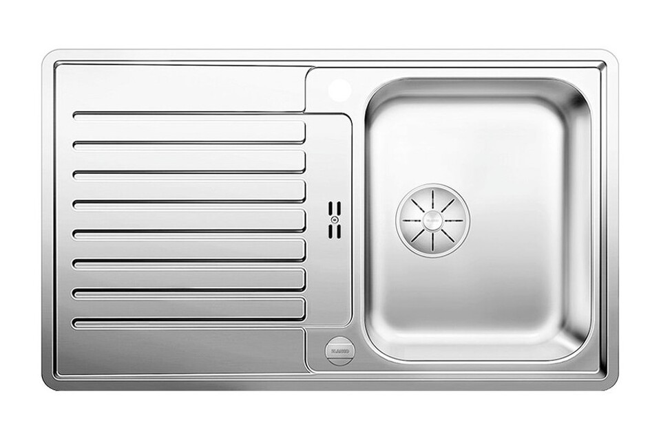 Фото Металлическая мойка Blanсo CLASSIC PRO 45 S-IF нерж.сталь зерк.полировка с клапаном-автоматом InFino