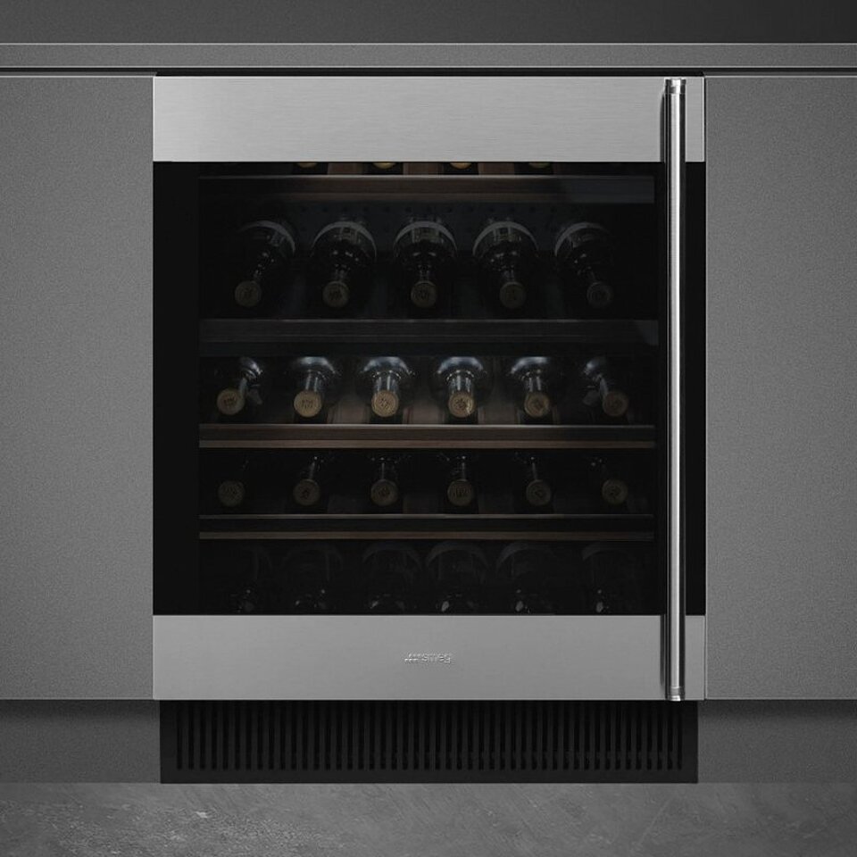 Фото Шкаф винный встраиваемый Smeg CVI338LX3