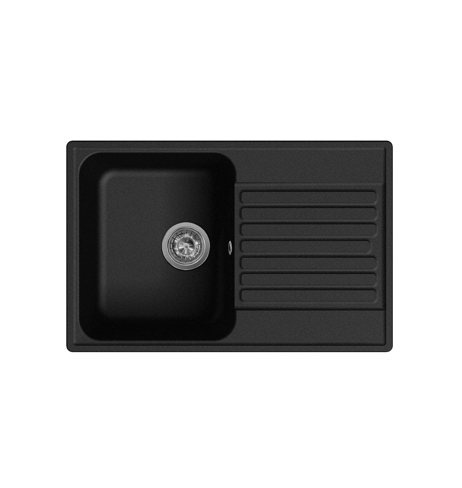 Фото Кварцевая мойка Lex GENEVA 740 BLACK кварцевая мойка
