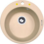 Превью картинка Гранитная мойка Zigmund & Shtain KREIS 480 Топлёное молоко #1