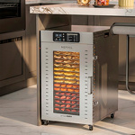 Превью картинка Сушилка для овощей и фруктов Дегидратор Meyvel MDH18-1S (Inox) #9