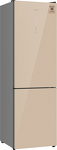 Превью картинка Холодильник с нижней морозилкой Weissgauff WRK 2000 Total NoFrost Inverter Beige Glass #15