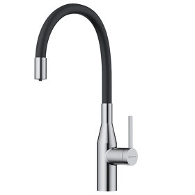 Картинка Omoikiri Yatomi 2 Plus BN-BL латунь/нержавеющая сталь/черный