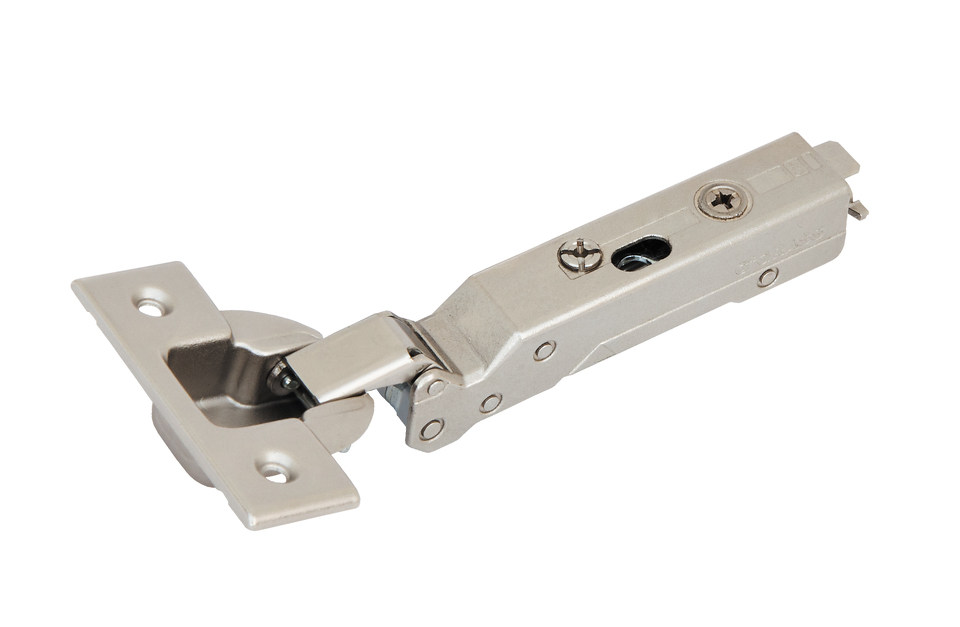 Фото Grass Петля Tiomos -30/120°, накладная, с демпфером, на саморез, 45/9,5