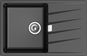 Картинка Rivelato RAUM 78 1-чаша 780*500мм nero