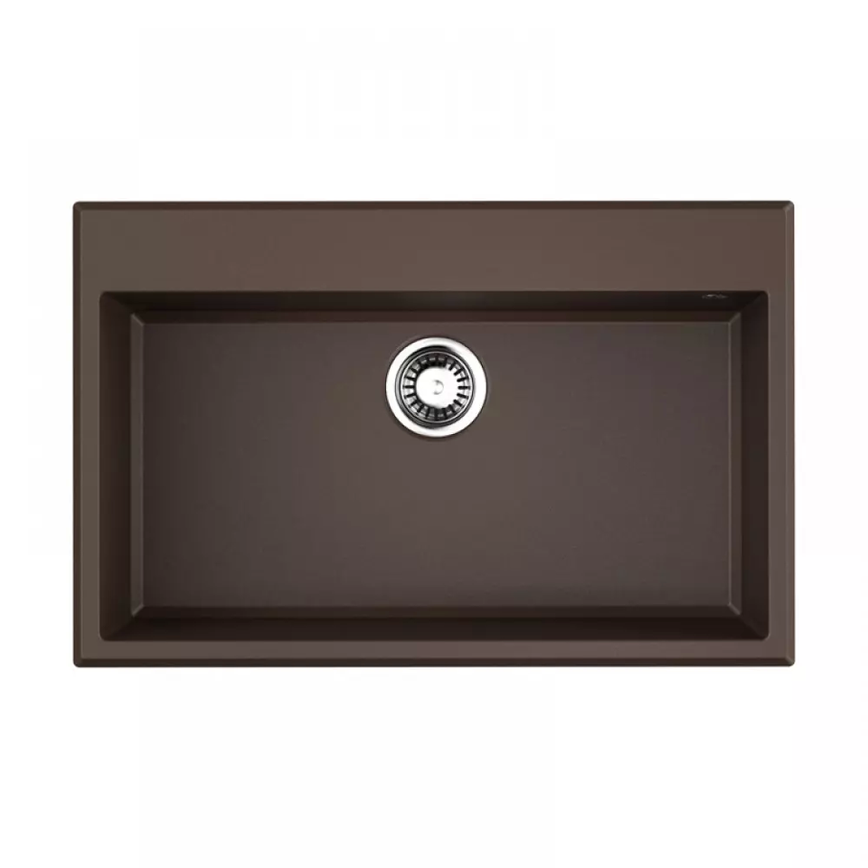 Фото Гранитная мойка Omoikiri Tedori 79-DC Tetogranit/темный шоколад