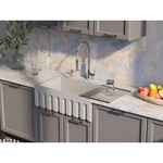 Превью картинка Смеситель для кухни Omoikiri Mikawa 2 Plus-LG латунь/светлое золото #3