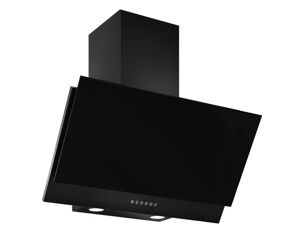 Фото Наклонная вытяжка Elikor Рубин S4 90П-700-Э4Д антрацит/черн.