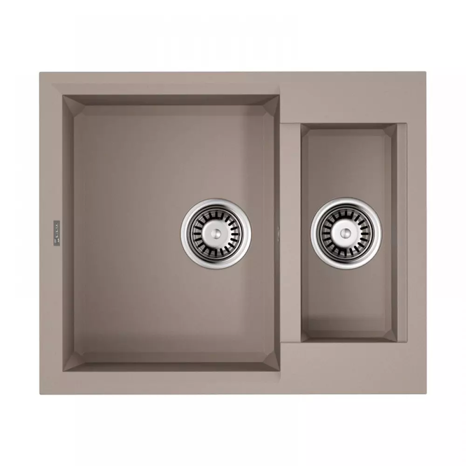 Фото Гранитная мойка Omoikiri Sakaime 60-2-SA Tetogranit/бежевый