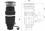 Превью картинка Измельчитель пищевых отходов BoneCrusher 610 AS+установочный комплект #4