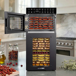 Превью картинка Сушилка для овощей и фруктов Дегидратор Meyvel MDH20-1S2 (Black) #17