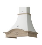 Превью картинка Вытяжка с багетом Lex MILANO 900 White #1