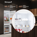 Превью картинка Встраиваемый холодильник с морозильной камерой Weissgauff WRKI 178 Total NoFrost #20