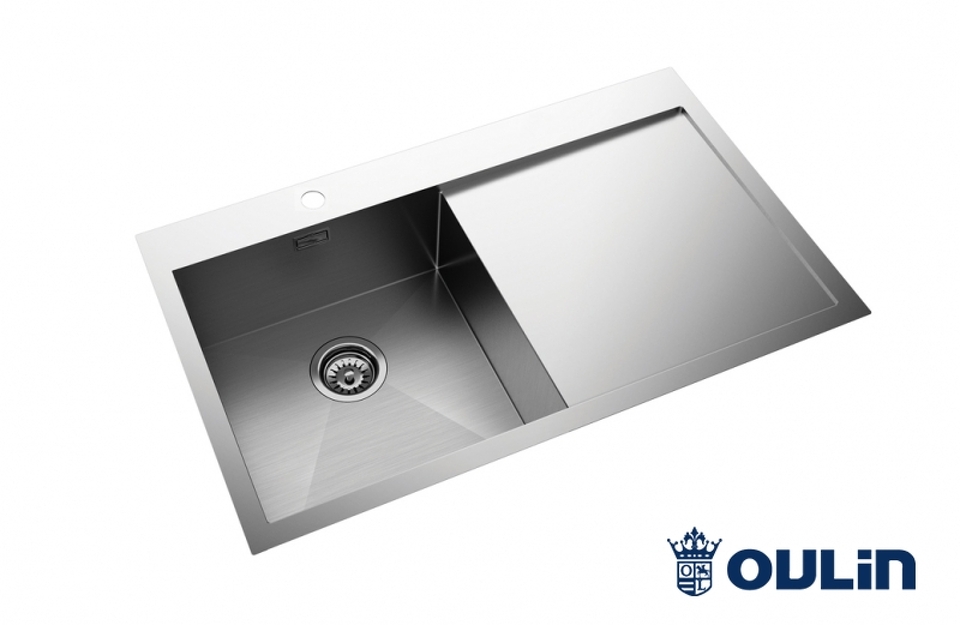 Фото Металлическая мойка Oulin OL-FTL101R