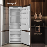 Превью картинка Встраиваемый холодильник с морозильной камерой Weissgauff WRKI 1970 Total NoFrost Inverter Premium EcoFresh Inox #28