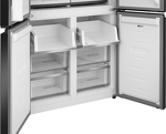 Превью картинка  Холодильник side by side Weissgauff WCD 450 Bru Steel Glass NoFrost Inverter #23