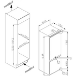 Превью картинка Встраиваемый холодильник с морозильной камерой Weissgauff WRKI 195 Total NoFrost #18