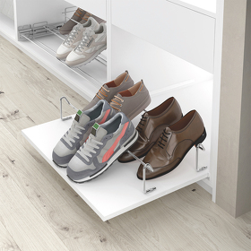 Картинка Duslar Обувница ARGA, ширина 530 мм, хром