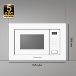 Превью картинка Печь микроволновая встраиваемая Zigmund & Shtain BMO 26 W #9