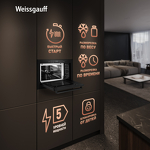 Превью картинка Печь микроволновая встраиваемая Weissgauff HMT-256 TSB #2