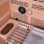 Превью картинка Хьюмидор Холодильник (шкаф) для сигар компрессорный Meyvel MC-376BK (PRO) #5