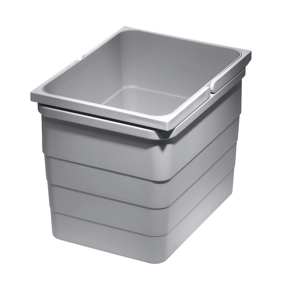 Фото NinkaPlast Пластиковое ведро ASSISTENT 12 л, серый