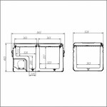 Превью картинка Холодильник Alpicool Холодильник автомобильный ALPICOOL TW95 #3