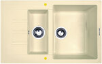 Превью картинка Гранитная мойка Zigmund & Shtain RECHTECK 775.2 Молодое шампанское #1