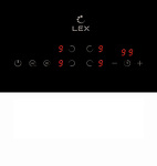 Превью картинка Электрическая варочная панель Lex EVH 6040 BL панель стеклокерамическая электрическая #2