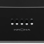 Превью картинка Наклонная вытяжка KRONA INGA 600 inox/black push button #4