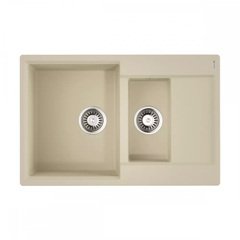 Фото Гранитная мойка Omoikiri Daisen 78-2T-BE Tetogranit/ваниль