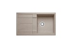 Превью картинка Гранитная мойка Blanсo METRA 5 S SILGRANIT PuraDur серый беж с клапаном-автоматом #1
