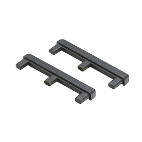 Картинка Duslar Заглушка для фасадного профиля JASPER, 2 шт., антрацит