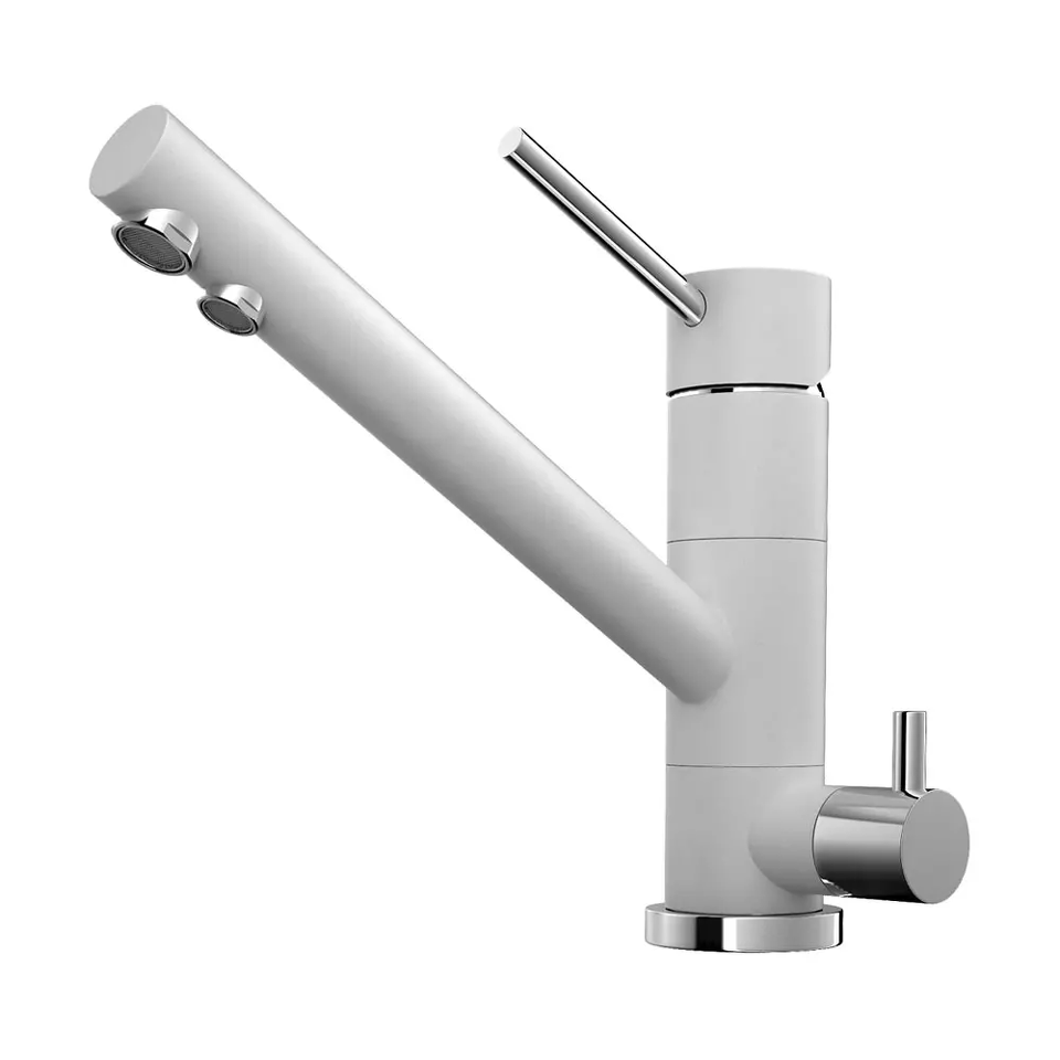 Фото Смеситель для кухни Omoikiri Tonami-WH белый