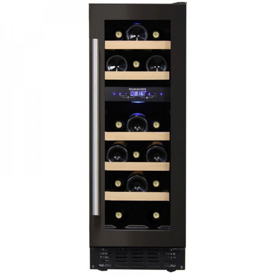 Фото Шкаф винный встраиваемый Винный холодильник (шкаф) компрессорный Dunavox 17 бут DAU-17.57DВ