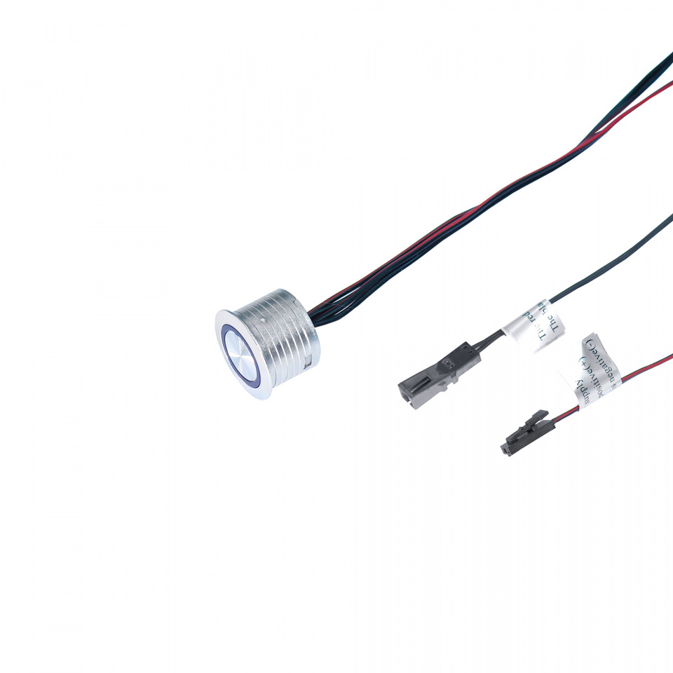 Фото Сенсорный выключатель-диммер DLIGHT TOUCH, врезной, хром