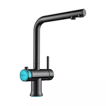 Превью картинка Смеситель для кухни Omoikiri Hotaru-IN-B латунь/нержавеющая сталь/голубой #1