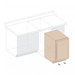 Превью картинка Шкаф винный встраиваемый Винный холодильник (шкаф) компрессорный Dunavox DAUF-46.145DMB #2