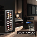 Превью картинка Шкаф винный  Винный холодильник (шкаф) компрессорный Dunavox DX-104.375DSS #9