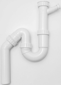 Картинка BoneCrusher Сифон U-образный /1 чаша/ посудомоечная машина