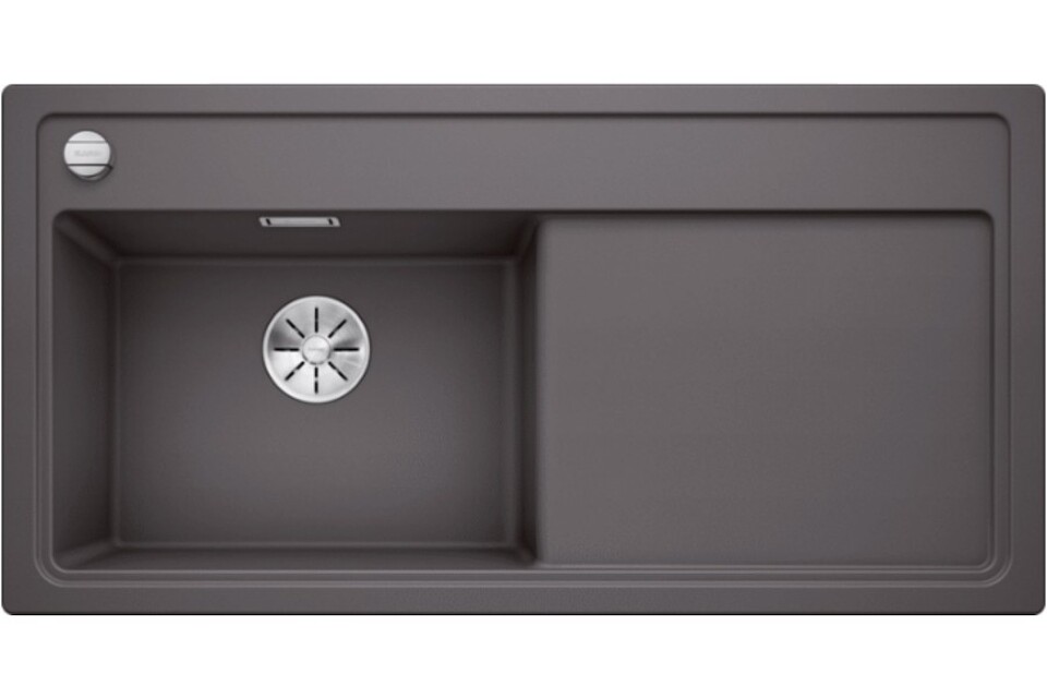 Фото Гранитная мойка Blanсo BLANCO ZENAR XL 6S (чаша слева) SILGRANIT темная скала с кл.-авт. InFino