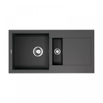 Превью картинка Гранитная мойка Omoikiri Sakaime 86-2-PL Tetogranit/платина #1