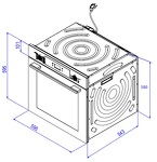 Превью картинка Электрический духовой шкаф Weissgauff EOV 29 PDBS Black Edition #20