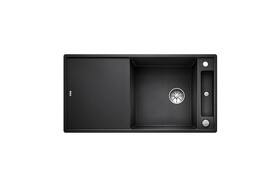 Картинка Blanсo AXIA III XL 6 S SILGRANIT PuraDur антрацит, разделочный столик ясень c кл.-авт. InFino