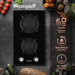 Превью картинка Газовая варочная панель домино Weissgauff HGG 320 BGR #6